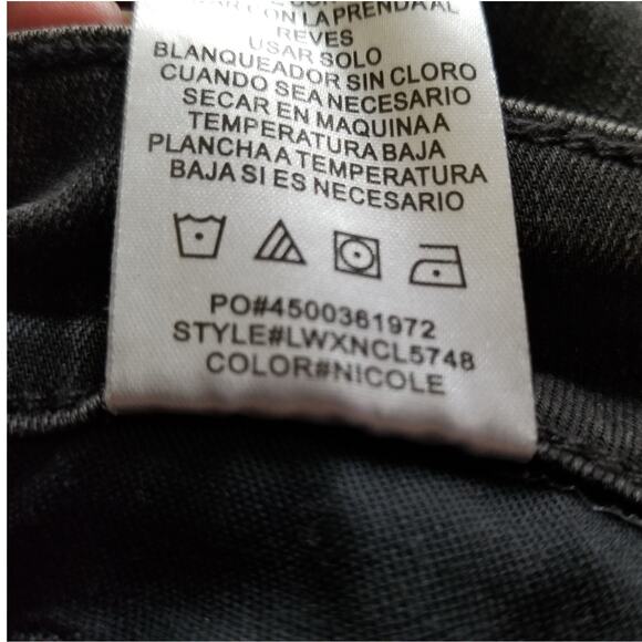 JOE'S JEANS High Rise Skinny Black Jeans "The Charlie" Colorway Nicole - 29 - Picture 8 of 9